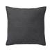 Austin Charcoal Decor Pillow (Feather Insert) 24 Square