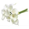 AI-FL3936CRW-Q02 White Calla Lily Bouquet Artificial Flower - Set of 2