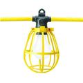 Southwire & Coleman Cable 248718 50 ft. 1.67 SJTW Master Electrician Yellow Cord Temporary Lighting with 5 Molded Light Sockets