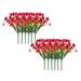 2PC 6PC Artificial Flowers Bouquet Decoration Bridal Wedding Flower Real Latex Home Artificial Flowers Set Artificial Flowers Artificial Plants & Flowers Home Decor