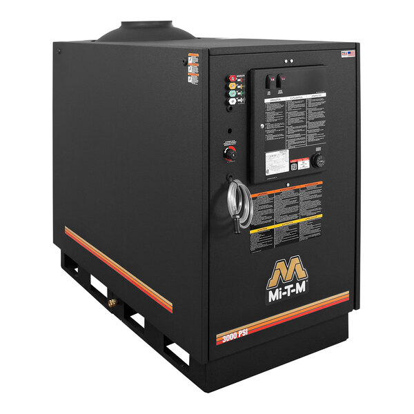 Mi-T-M HG Series HG-3004-3460 Natural Gas-Fired Electric Hot Water Pressure Washer - 3,000 PSI; 3.9 GPM