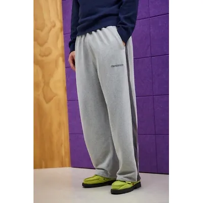 iets frans. Grey Panelled Harri Baggy Joggers - Grey S at Urban Outfitters