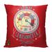 Wb Elf Spirit Clausometer Printed Throw Pillow by The Northwest in O