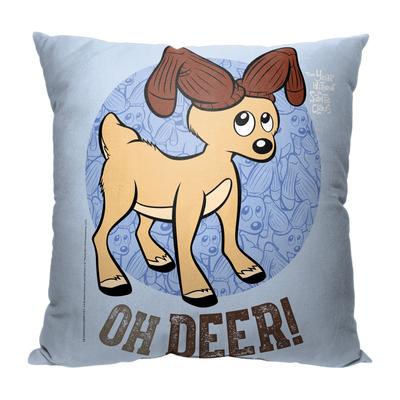 Wb Year Without A Santa Clausoh Deer 18X18 Printed Throw Pillow by The Northwest in O