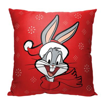 Wb Looney Tunes Holiday Bugs Printed Throw Pillow ...