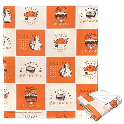 Wb Friends Friendsgiving Chaos Silk Touch Throw Blanket by The Northwest in O