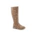 Women's Bonnie Tall Calf Boot by Los Cabos in Taupe (Size 40 M)