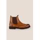 Grant Leather Brogue Chelsea Boots