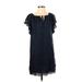 Madewell Casual Dress: Blue Dresses - Women's Size Small