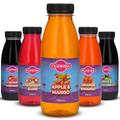 Florida Soda Syrup Compatible With Sodastream - Mixed Fruit Range Apartame Free | Apple, Orange, Mango, Blackberry, Cherries, Berries, Strawberry & Lime (Mixed Fruits, 5 Pack)