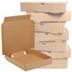 STORM TRADING GROUP 100 x Pizza Boxes 7" Flat Cardboard Postal Takeaway Style Plain Brown Boxes