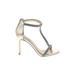 Steve Madden Heels: Silver Shoes - Women's Size 8 1/2