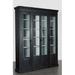 Furniture Classics Cromwell China Cabinet Wood in Black/Brown | 95.25 H x 85.25 W x 17.75 D in | Wayfair 20-475