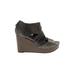 Eileen Fisher Wedges: Gray Shoes - Women's Size 8