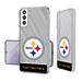 Pittsburgh Steelers Personalized Endzone Plus Design Galaxy Clear Phone Case