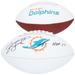 Jason Taylor Miami Dolphins Autographed Franklin White Panel Football with "HOF 17" Inscription