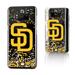 San Diego Padres Galaxy S8 Confetti Design Clear Case
