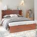 Hokku Designs Kanyatta Solid Wood Murphy Storage Bed Wood in Brown | 47.2 H x 62.5 W x 80 D in | Wayfair 15E9C47EE28841D9B3A3663BE1559789