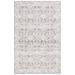 White 60 x 36 x 0.25 in Indoor Area Rug - Ophelia & Co. Calmar Damask Hand Tufted Wool/Area Rug in Ivory/Gray Cotton/Wool | Wayfair