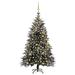 The Holiday Aisle® Lighted Artificial Christmas Tree - Stand Included, Steel in Green | 21.7 D in | Wayfair 337CDC28EAAC45288D7B242CD194334F