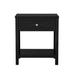 Red Barrel Studio® Jaykon Nightstand Wood in Black | 26.5 H x 14.5 W x 23 D in | Wayfair AC3D568EADBE4C749EBE534C4C42E393