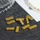 Miniature Gold Bars Coin Model for Butter House Racing House Decor Pretend Play Toys for Kids