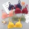 Sous-vêtements simples sans couture, soutien-gorge froncé, doux et respirant, sous-vêtements de