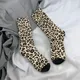 New Male Men Socks Casual Leopard Animal Print Sock Polyester Big Cats Spot Skateboard Women's Socks