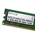 Memory Lösung ms2048son-nb80 2 GB Modul Arbeitsspeicher – Speicher-Module (2 GB, Laptop, Sony Vaio vgn-tz31mn N, vgn-tz31vn x, vgn-tz31wn B (pcg-4 N1 m))