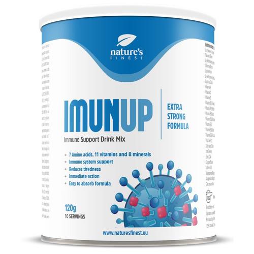 Nature’s Finest Imunup – Mit 7 Aminosäuren, 11 Vitaminen und 8 Mineralstoffen 120 g Pulver