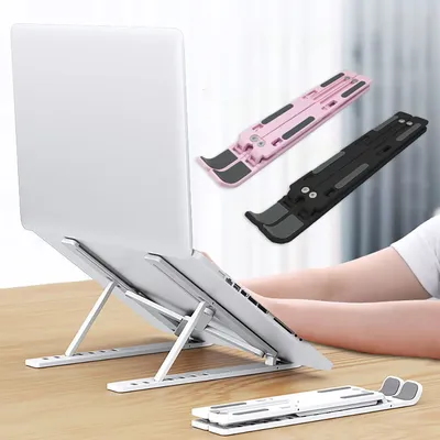 Adjustable Laptop Stand Foldable Plastic Notebook Stand Portable Cooling Stand PC Computer Laptop