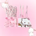Hello Kitty Set di strumenti di cottura Sanrio Anime Genuine Cookie Cutter frusta guanti antiscottatura grembiule genitore-figlio regalo carino per la casa