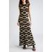 Arabella Abstract Print Sleeveless Maxi Sweater Dress