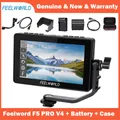 FEELWORLD F5 PRO V4 Touch Screen da 6 pollici 3D LUT DSLR Monitor da campo con Kit di alimentazione esterna F970 uscita ingresso HDMI 4K