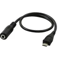 Micro USB/Mini USB 5P Jack maschio a 3.5mm femmina cavo adattatore per cuffie 0.3m