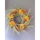 Dried flower wreath, Autumn flower wall decor, pumpkin wreath, kitchen wreath, fall wreath, Autumnal house decor