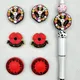 10PCS Silicone Beads New Flower Focal Beads Baby Pendant Beads Toy DIY String Pen Beads Nipple Chain