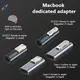 140W TYPE C Magnetic Adapter For Apple Magsafe 1/2/3 For MacBook Air Pro 90Degree Elbow USB C Female