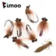 Bimoo 6PCS #8 Weighted Fly Fishing Lure Bait Dragon Fly Nymph Insect Worm Fishing Tackle for Trout