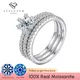 Stylever D Color Luxury Moissanite Diamond Engagement Wedding Rings Set for Women 925 Sterling