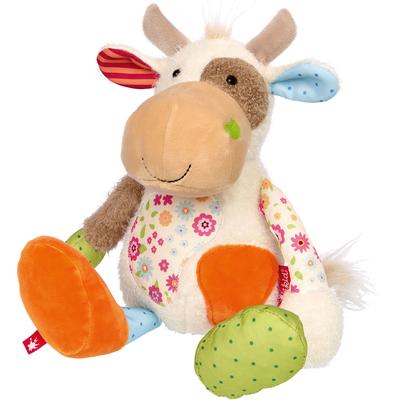 Kuscheltier SIGIKID "Patchwork Sweety Kuh", bunt, Plüschfiguren, KinderH:30cm, Polyester, Acryl, H:30cm