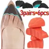 2/6 stücke Schwamm Vorfuß Zehen Stecker Kissen Vorfuß Einfügen Pads Frauen Einstellen Reduzieren Schuh Größe Schmerzen Relief High Heel füller Einlegesohlen