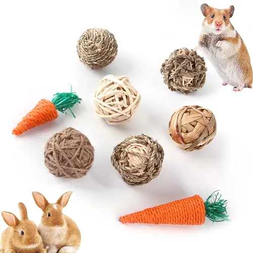 Hamster Kaninchen Spielzeug Große Hamster Ball Spielzeug Saubere Zähne Hamster Zubehör Kleine Tiere
