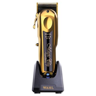 Wahl 5 Star Gold Cordless Magic Clip Clipper - 1/2-1-1.1/2-2-3-4-6-8