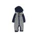 Carter's Long Sleeve Outfit: Blue Stripes Bottoms - Kids Boy's Size 6