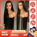 34 Inch Bone Straight 13x4 Lace Front Human Hair Wigs For Women Brazilian 360 Transparent Human Hair Lace Frontal Wig