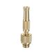 QIIBURR Nozzles for Garden Hose High Pressure High Pressure Brass Water Hose Nozzle Hose Connector Adaptor for Outdoor Garden Tap Kit High Pressure Garden Hose Nozzle