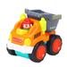 Waroomhouse Two-way Toy Car Mini Construction Vehicle Toy Drive Pull Back Movable Joints Funny Realistic Toddlers Pocket-size Engineering Truck Boys Birthday Gift