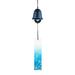 Small Wind Chime Bless Wind Chime Cast Iron Wind Bell for Outside Patio Door blue