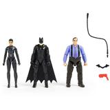 Batman 3-Pack with Exclusive 4? Batman Selina Kyle The Penguin Action Figures 3 Accessories Batman Movie Kids Toys